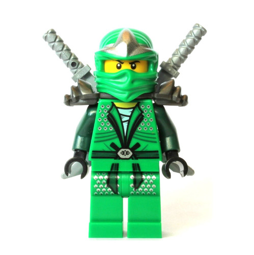 Lego minifigure ninja verde - lego,